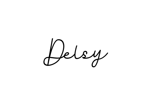 The best way (BallpointsItalic-DORy9) to make a short signature is to pick only two or three words in your name. The name Delsy include a total of six letters. For converting this name. Delsy signature style 11 images and pictures png