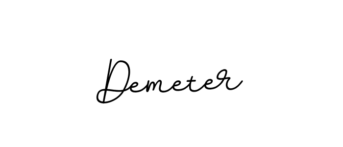 Also we have Demeter name is the best signature style. Create professional handwritten signature collection using BallpointsItalic-DORy9 autograph style. Demeter signature style 11 images and pictures png