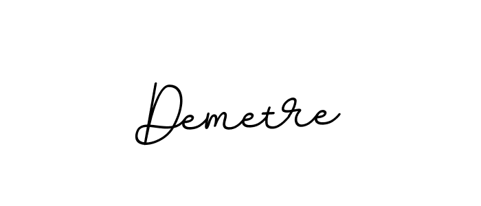 Demetre stylish signature style. Best Handwritten Sign (BallpointsItalic-DORy9) for my name. Handwritten Signature Collection Ideas for my name Demetre. Demetre signature style 11 images and pictures png