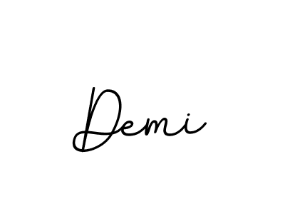 Demi stylish signature style. Best Handwritten Sign (BallpointsItalic-DORy9) for my name. Handwritten Signature Collection Ideas for my name Demi. Demi signature style 11 images and pictures png