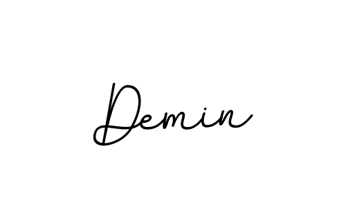 You should practise on your own different ways (BallpointsItalic-DORy9) to write your name (Demin) in signature. don't let someone else do it for you. Demin signature style 11 images and pictures png