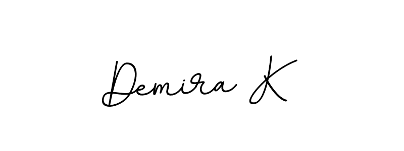 Create a beautiful signature design for name Demira K. With this signature (BallpointsItalic-DORy9) fonts, you can make a handwritten signature for free. Demira K signature style 11 images and pictures png