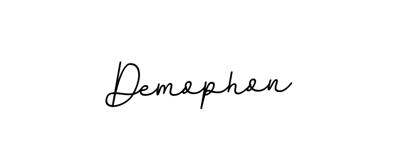 Use a signature maker to create a handwritten signature online. With this signature software, you can design (BallpointsItalic-DORy9) your own signature for name Demophon. Demophon signature style 11 images and pictures png