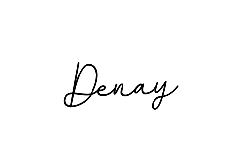 How to make Denay signature? BallpointsItalic-DORy9 is a professional autograph style. Create handwritten signature for Denay name. Denay signature style 11 images and pictures png