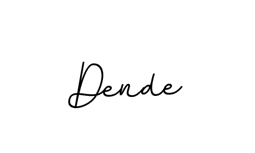 How to make Dende name signature. Use BallpointsItalic-DORy9 style for creating short signs online. This is the latest handwritten sign. Dende signature style 11 images and pictures png