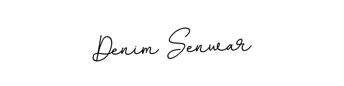 You should practise on your own different ways (BallpointsItalic-DORy9) to write your name (Denim Senwar) in signature. don't let someone else do it for you. Denim Senwar signature style 11 images and pictures png