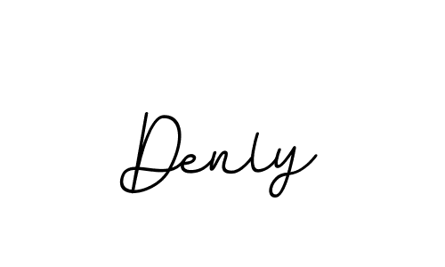 Denly stylish signature style. Best Handwritten Sign (BallpointsItalic-DORy9) for my name. Handwritten Signature Collection Ideas for my name Denly. Denly signature style 11 images and pictures png