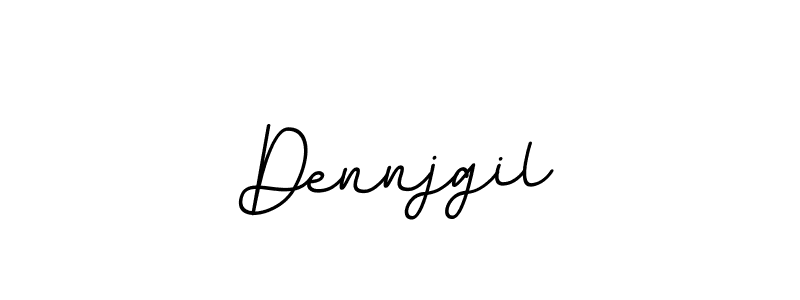 Make a beautiful signature design for name Dennjgil. With this signature (BallpointsItalic-DORy9) style, you can create a handwritten signature for free. Dennjgil signature style 11 images and pictures png