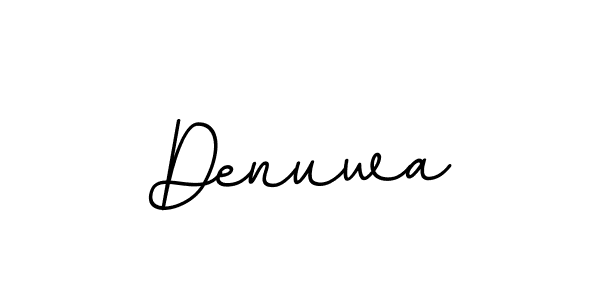 How to make Denuwa signature? BallpointsItalic-DORy9 is a professional autograph style. Create handwritten signature for Denuwa name. Denuwa signature style 11 images and pictures png