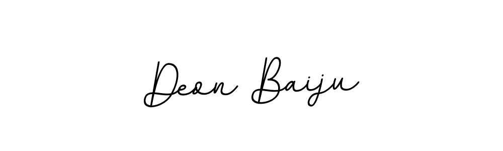 Also You can easily find your signature by using the search form. We will create Deon Baiju name handwritten signature images for you free of cost using BallpointsItalic-DORy9 sign style. Deon Baiju signature style 11 images and pictures png