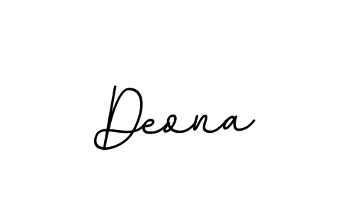 Use a signature maker to create a handwritten signature online. With this signature software, you can design (BallpointsItalic-DORy9) your own signature for name Deona. Deona signature style 11 images and pictures png