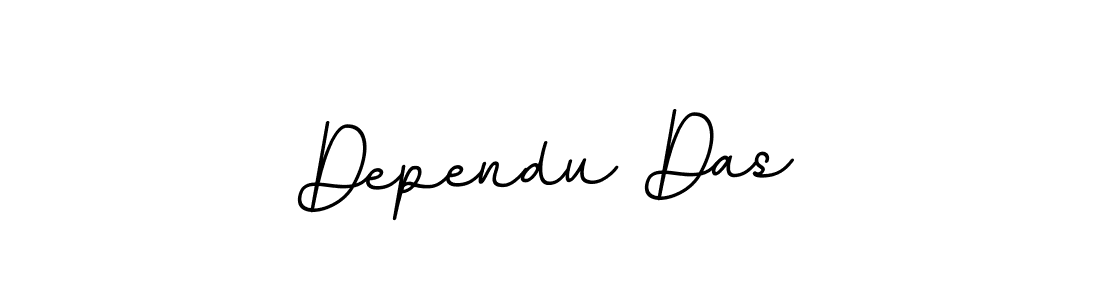 Use a signature maker to create a handwritten signature online. With this signature software, you can design (BallpointsItalic-DORy9) your own signature for name Dependu Das. Dependu Das signature style 11 images and pictures png