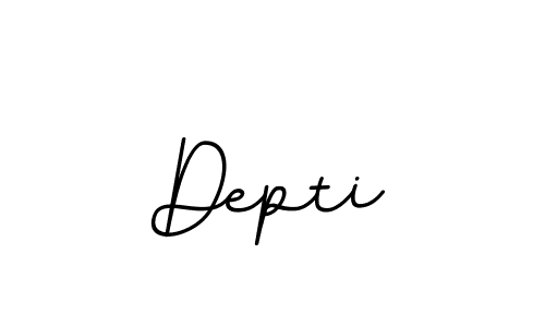 Depti stylish signature style. Best Handwritten Sign (BallpointsItalic-DORy9) for my name. Handwritten Signature Collection Ideas for my name Depti. Depti signature style 11 images and pictures png