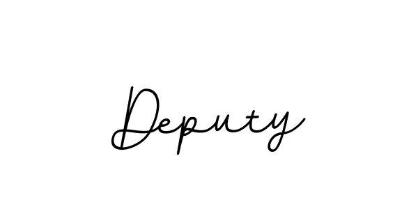 The best way (BallpointsItalic-DORy9) to make a short signature is to pick only two or three words in your name. The name Deputy include a total of six letters. For converting this name. Deputy signature style 11 images and pictures png
