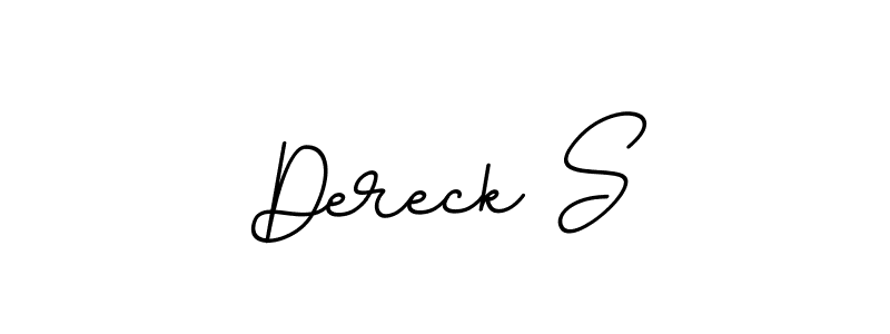 if you are searching for the best signature style for your name Dereck S. so please give up your signature search. here we have designed multiple signature styles  using BallpointsItalic-DORy9. Dereck S signature style 11 images and pictures png