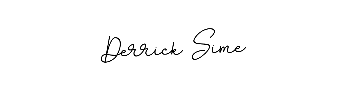 This is the best signature style for the Derrick Sime name. Also you like these signature font (BallpointsItalic-DORy9). Mix name signature. Derrick Sime signature style 11 images and pictures png