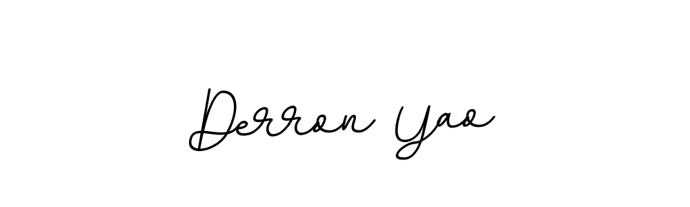 Derron Yao stylish signature style. Best Handwritten Sign (BallpointsItalic-DORy9) for my name. Handwritten Signature Collection Ideas for my name Derron Yao. Derron Yao signature style 11 images and pictures png