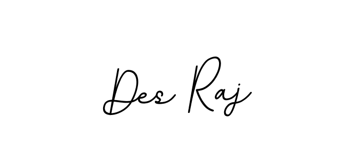 Create a beautiful signature design for name Des Raj. With this signature (BallpointsItalic-DORy9) fonts, you can make a handwritten signature for free. Des Raj signature style 11 images and pictures png