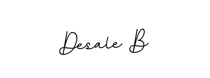 How to make Desale B signature? BallpointsItalic-DORy9 is a professional autograph style. Create handwritten signature for Desale B name. Desale B signature style 11 images and pictures png