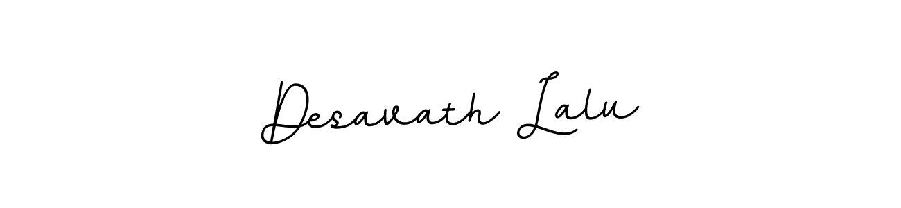 The best way (BallpointsItalic-DORy9) to make a short signature is to pick only two or three words in your name. The name Desavath Lalu include a total of six letters. For converting this name. Desavath Lalu signature style 11 images and pictures png