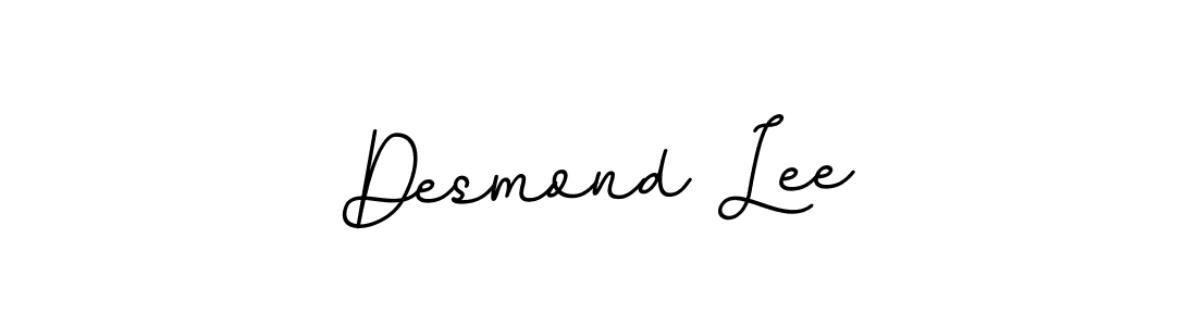 You should practise on your own different ways (BallpointsItalic-DORy9) to write your name (Desmond Lee) in signature. don't let someone else do it for you. Desmond Lee signature style 11 images and pictures png
