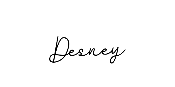 Design your own signature with our free online signature maker. With this signature software, you can create a handwritten (BallpointsItalic-DORy9) signature for name Desney. Desney signature style 11 images and pictures png
