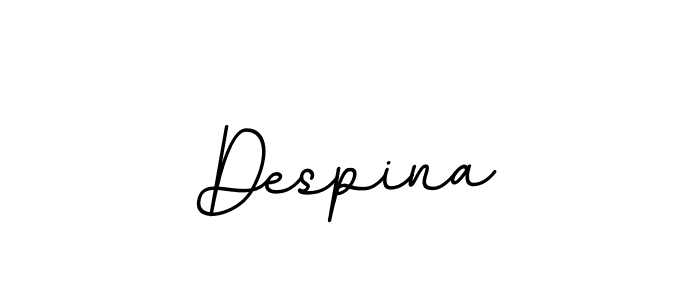 Use a signature maker to create a handwritten signature online. With this signature software, you can design (BallpointsItalic-DORy9) your own signature for name Despina. Despina signature style 11 images and pictures png