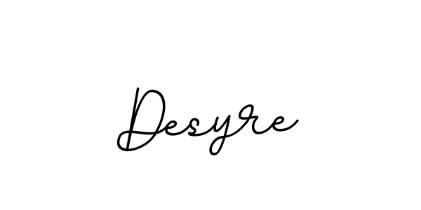 The best way (BallpointsItalic-DORy9) to make a short signature is to pick only two or three words in your name. The name Desyre include a total of six letters. For converting this name. Desyre signature style 11 images and pictures png