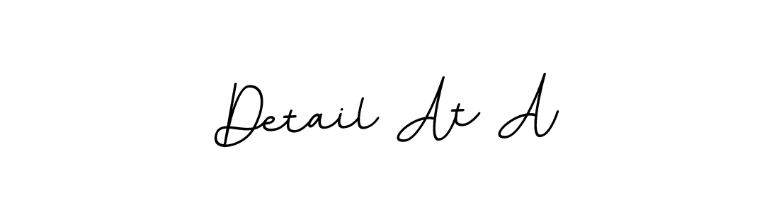 Also we have Detail At A name is the best signature style. Create professional handwritten signature collection using BallpointsItalic-DORy9 autograph style. Detail At A signature style 11 images and pictures png