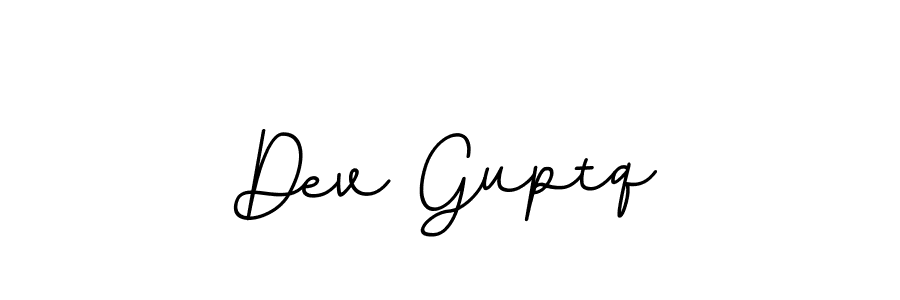 How to make Dev Guptq name signature. Use BallpointsItalic-DORy9 style for creating short signs online. This is the latest handwritten sign. Dev Guptq signature style 11 images and pictures png