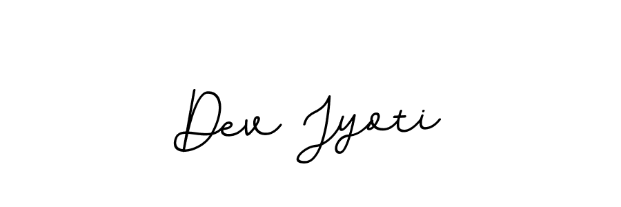 Design your own signature with our free online signature maker. With this signature software, you can create a handwritten (BallpointsItalic-DORy9) signature for name Dev Jyoti. Dev Jyoti signature style 11 images and pictures png