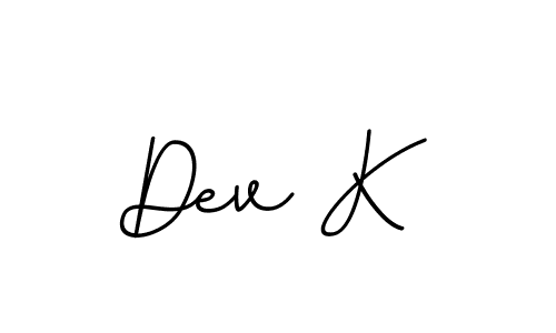 Also we have Dev K name is the best signature style. Create professional handwritten signature collection using BallpointsItalic-DORy9 autograph style. Dev K signature style 11 images and pictures png