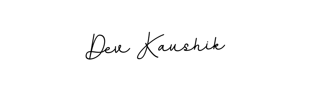 Dev Kaushik stylish signature style. Best Handwritten Sign (BallpointsItalic-DORy9) for my name. Handwritten Signature Collection Ideas for my name Dev Kaushik. Dev Kaushik signature style 11 images and pictures png