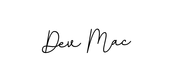 Create a beautiful signature design for name Dev Mac. With this signature (BallpointsItalic-DORy9) fonts, you can make a handwritten signature for free. Dev Mac signature style 11 images and pictures png