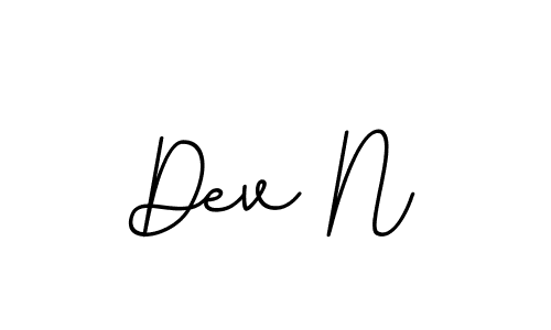 Use a signature maker to create a handwritten signature online. With this signature software, you can design (BallpointsItalic-DORy9) your own signature for name Dev N. Dev N signature style 11 images and pictures png