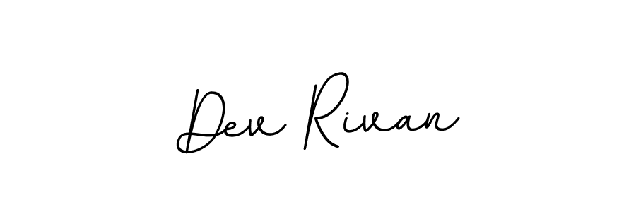 Design your own signature with our free online signature maker. With this signature software, you can create a handwritten (BallpointsItalic-DORy9) signature for name Dev Rivan. Dev Rivan signature style 11 images and pictures png