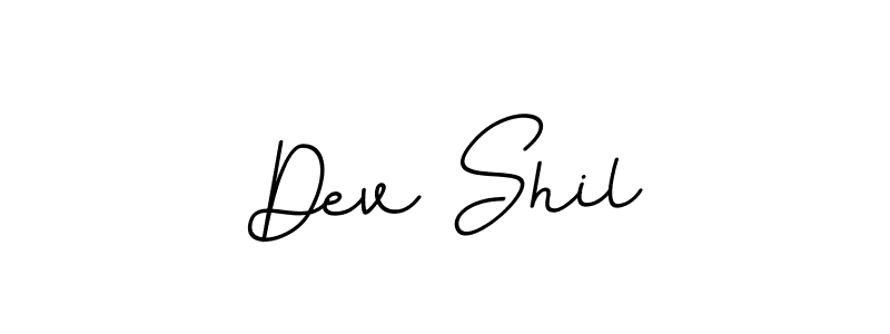 Use a signature maker to create a handwritten signature online. With this signature software, you can design (BallpointsItalic-DORy9) your own signature for name Dev Shil. Dev Shil signature style 11 images and pictures png