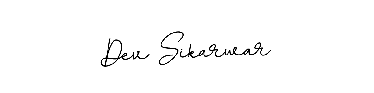 The best way (BallpointsItalic-DORy9) to make a short signature is to pick only two or three words in your name. The name Dev Sikarwar include a total of six letters. For converting this name. Dev Sikarwar signature style 11 images and pictures png