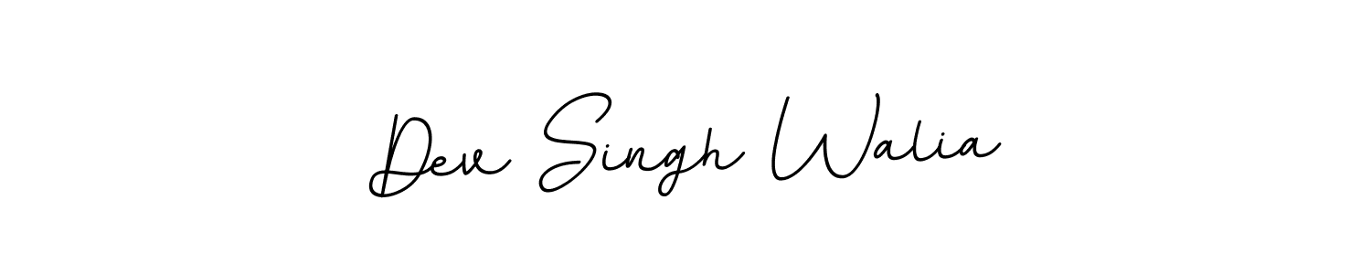 Also You can easily find your signature by using the search form. We will create Dev Singh Walia name handwritten signature images for you free of cost using BallpointsItalic-DORy9 sign style. Dev Singh Walia signature style 11 images and pictures png