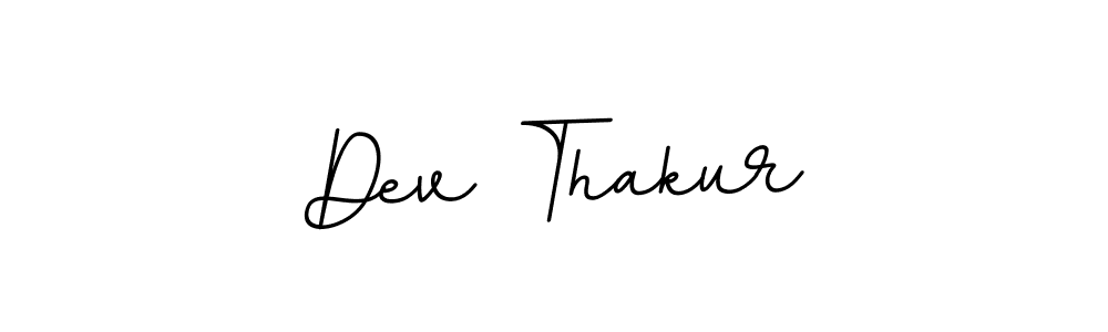 How to make Dev Thakur name signature. Use BallpointsItalic-DORy9 style for creating short signs online. This is the latest handwritten sign. Dev Thakur signature style 11 images and pictures png