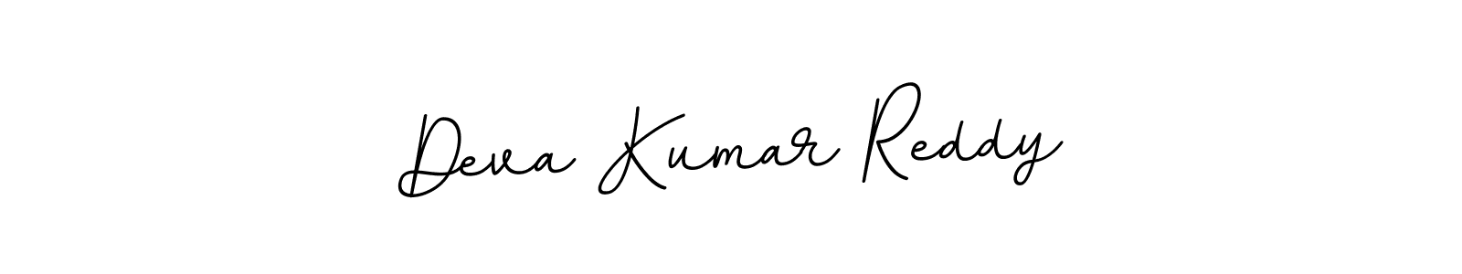 The best way (BallpointsItalic-DORy9) to make a short signature is to pick only two or three words in your name. The name Deva Kumar Reddy include a total of six letters. For converting this name. Deva Kumar Reddy signature style 11 images and pictures png