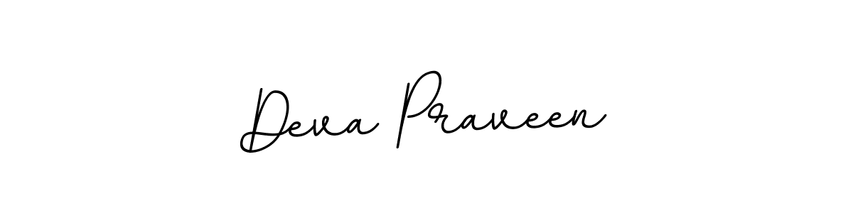 You should practise on your own different ways (BallpointsItalic-DORy9) to write your name (Deva Praveen) in signature. don't let someone else do it for you. Deva Praveen signature style 11 images and pictures png