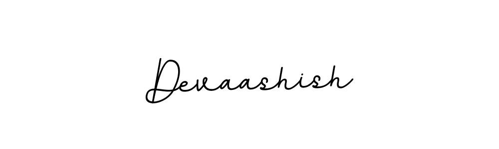 How to make Devaashish name signature. Use BallpointsItalic-DORy9 style for creating short signs online. This is the latest handwritten sign. Devaashish signature style 11 images and pictures png