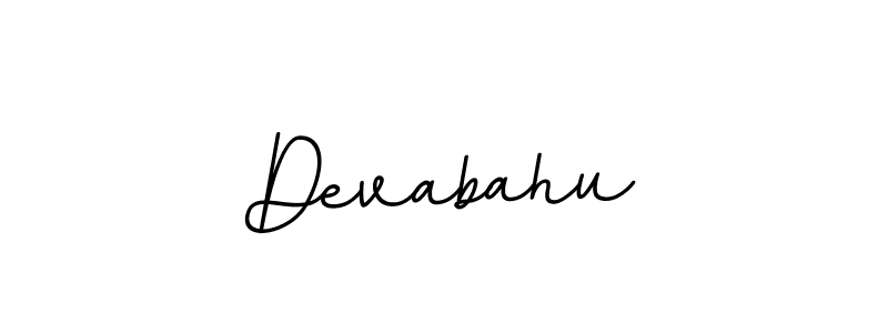 Make a beautiful signature design for name Devabahu. With this signature (BallpointsItalic-DORy9) style, you can create a handwritten signature for free. Devabahu signature style 11 images and pictures png