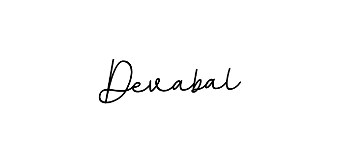 You should practise on your own different ways (BallpointsItalic-DORy9) to write your name (Devabal) in signature. don't let someone else do it for you. Devabal signature style 11 images and pictures png