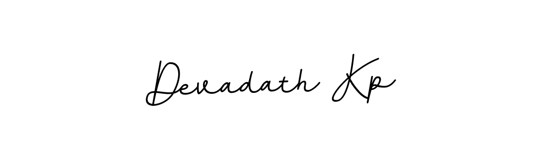 Make a beautiful signature design for name Devadath Kp. With this signature (BallpointsItalic-DORy9) style, you can create a handwritten signature for free. Devadath Kp signature style 11 images and pictures png
