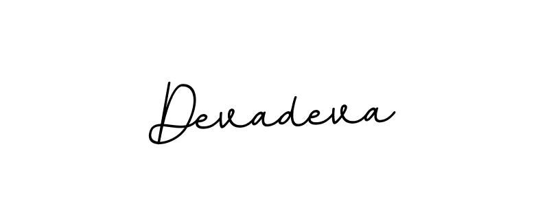 You should practise on your own different ways (BallpointsItalic-DORy9) to write your name (Devadeva) in signature. don't let someone else do it for you. Devadeva signature style 11 images and pictures png