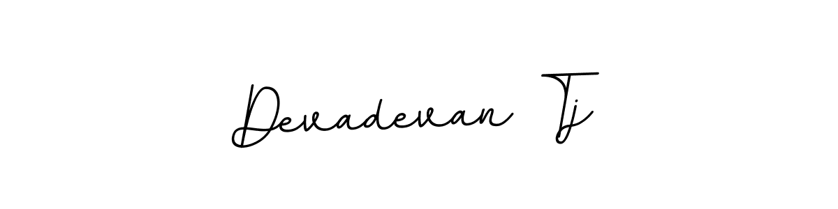 Devadevan Tj stylish signature style. Best Handwritten Sign (BallpointsItalic-DORy9) for my name. Handwritten Signature Collection Ideas for my name Devadevan Tj. Devadevan Tj signature style 11 images and pictures png