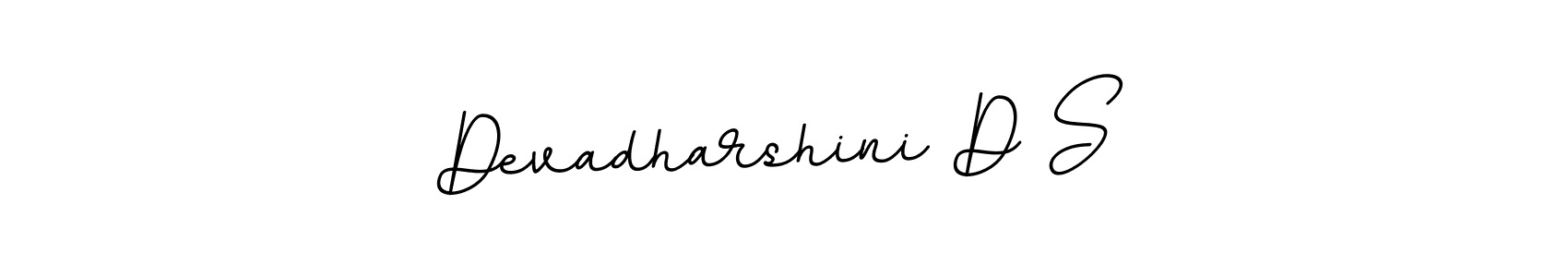 You should practise on your own different ways (BallpointsItalic-DORy9) to write your name (Devadharshini D S) in signature. don't let someone else do it for you. Devadharshini D S signature style 11 images and pictures png