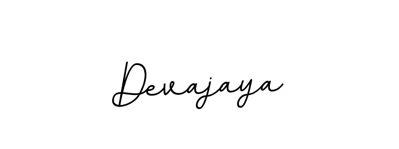 How to make Devajaya name signature. Use BallpointsItalic-DORy9 style for creating short signs online. This is the latest handwritten sign. Devajaya signature style 11 images and pictures png